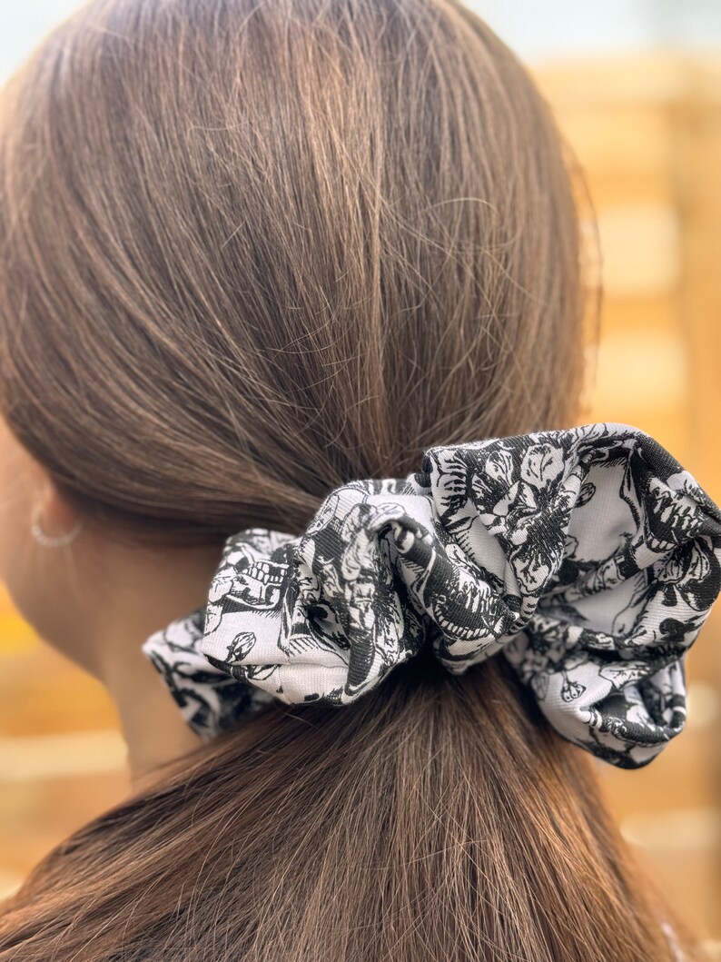 Scrunchie Skull Scrunchies Haarband Haargummi Bild 3