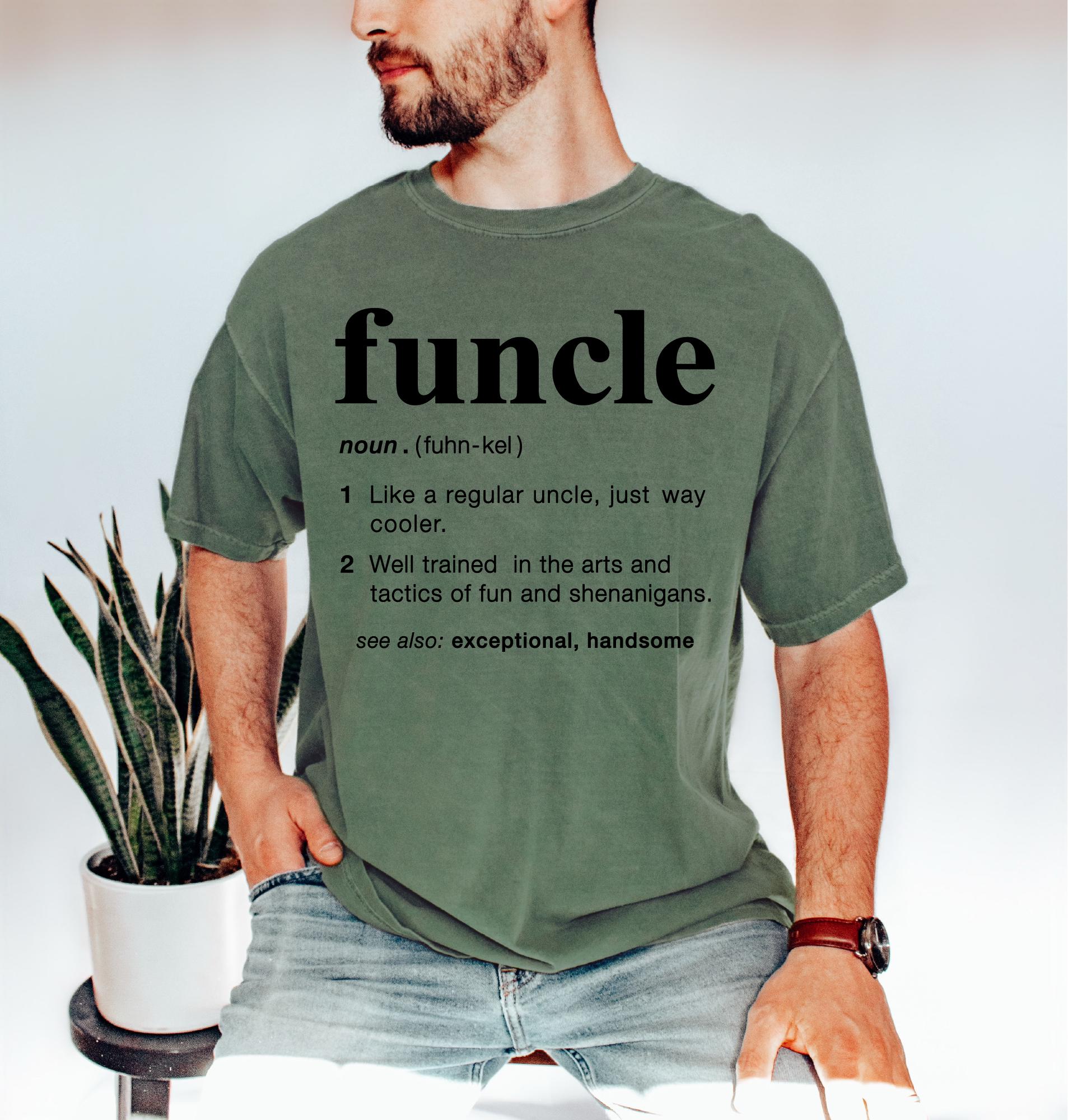Comfort Colors® Funcle Shirt, Uncle Shirt, Cool Uncle Shirt, Gift for ...
