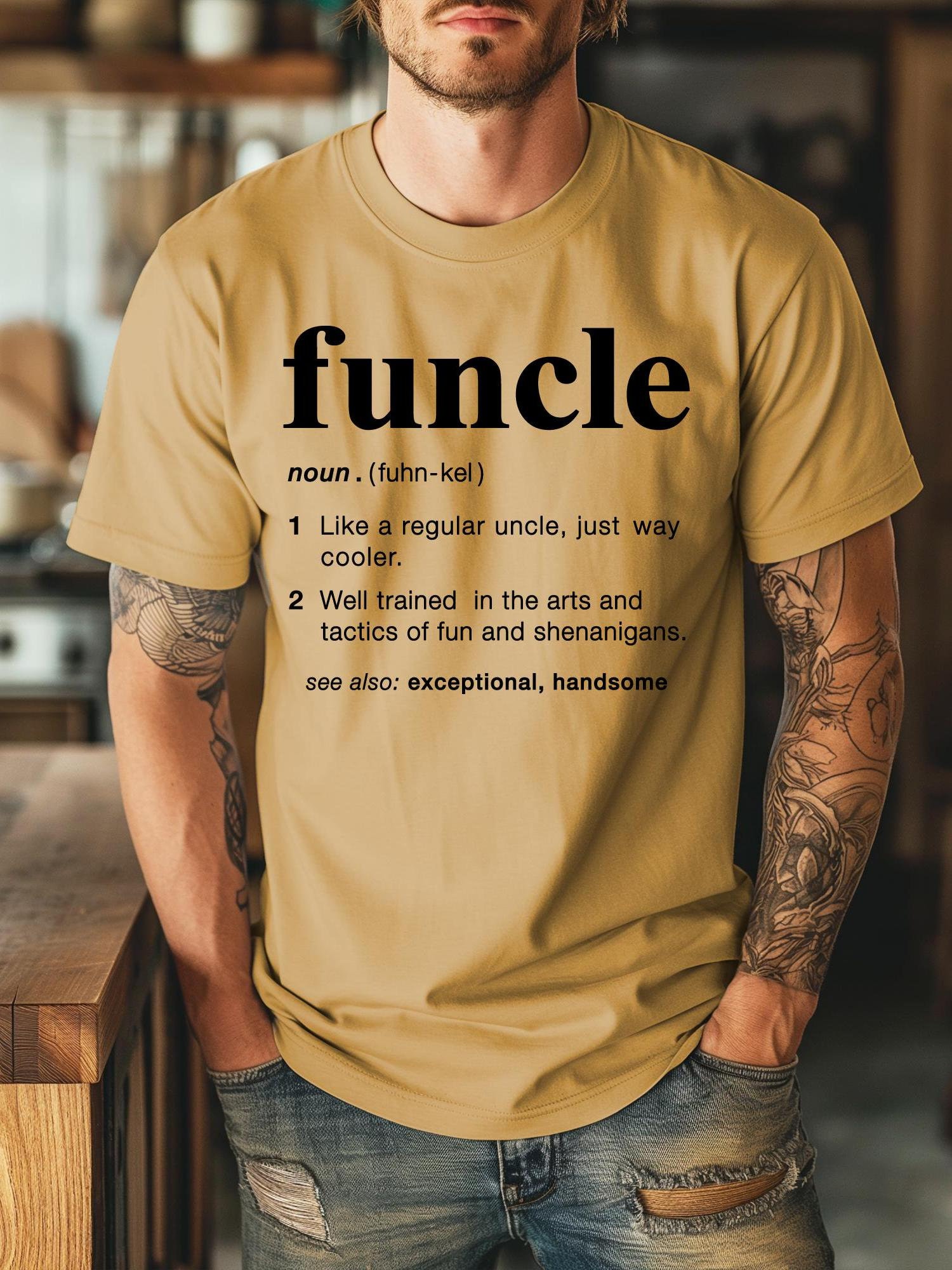 Comfort Colors® Funcle Shirt, Uncle Shirt, Cool Uncle Shirt, Gift for ...