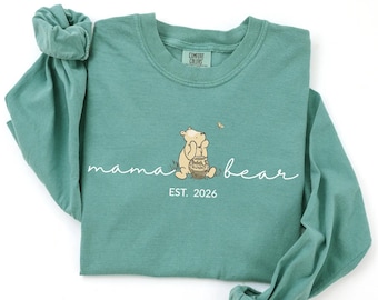Comfort Colors® Mama Bear Shirt, Personalized Mothers Day Gift