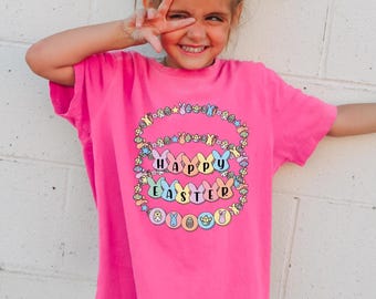 Comfort Colors® Easter Friendship Shirt, Girls Easter Tee