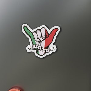 Funny Refrigerator Magnet, Italian Gift Magnet, Italy flag Magnet, Italian lovers gift, Italian pride magnet