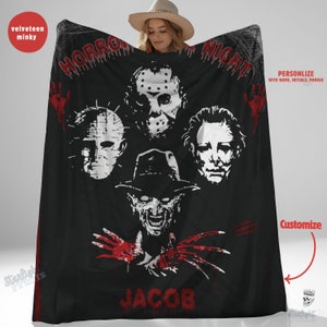 Horror Blanket Etsy Canada