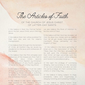 The Articles of Faith