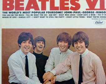 The Beatles - Beatles VI - Near Mint - Vintage Vinyl LP Record Album Stereo