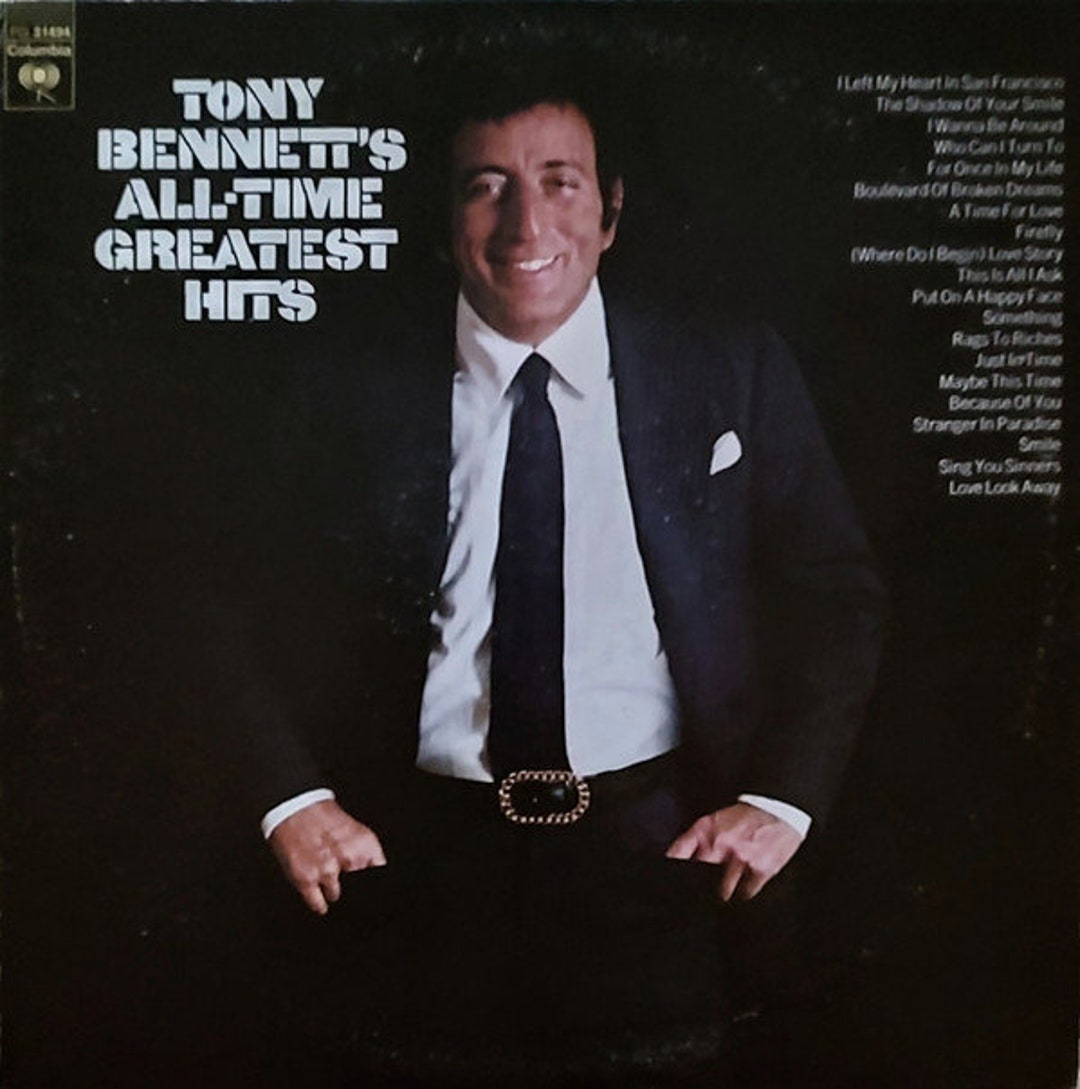 Tony Bennett All Time Greatest Hits Near Mint Vinyl 2xlp Record Album Tony bennett all time greatest hits near mint vinyl 2xlp record album