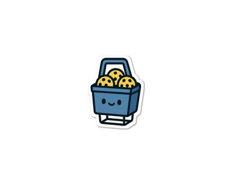 Cute Ball Caddy Sticker