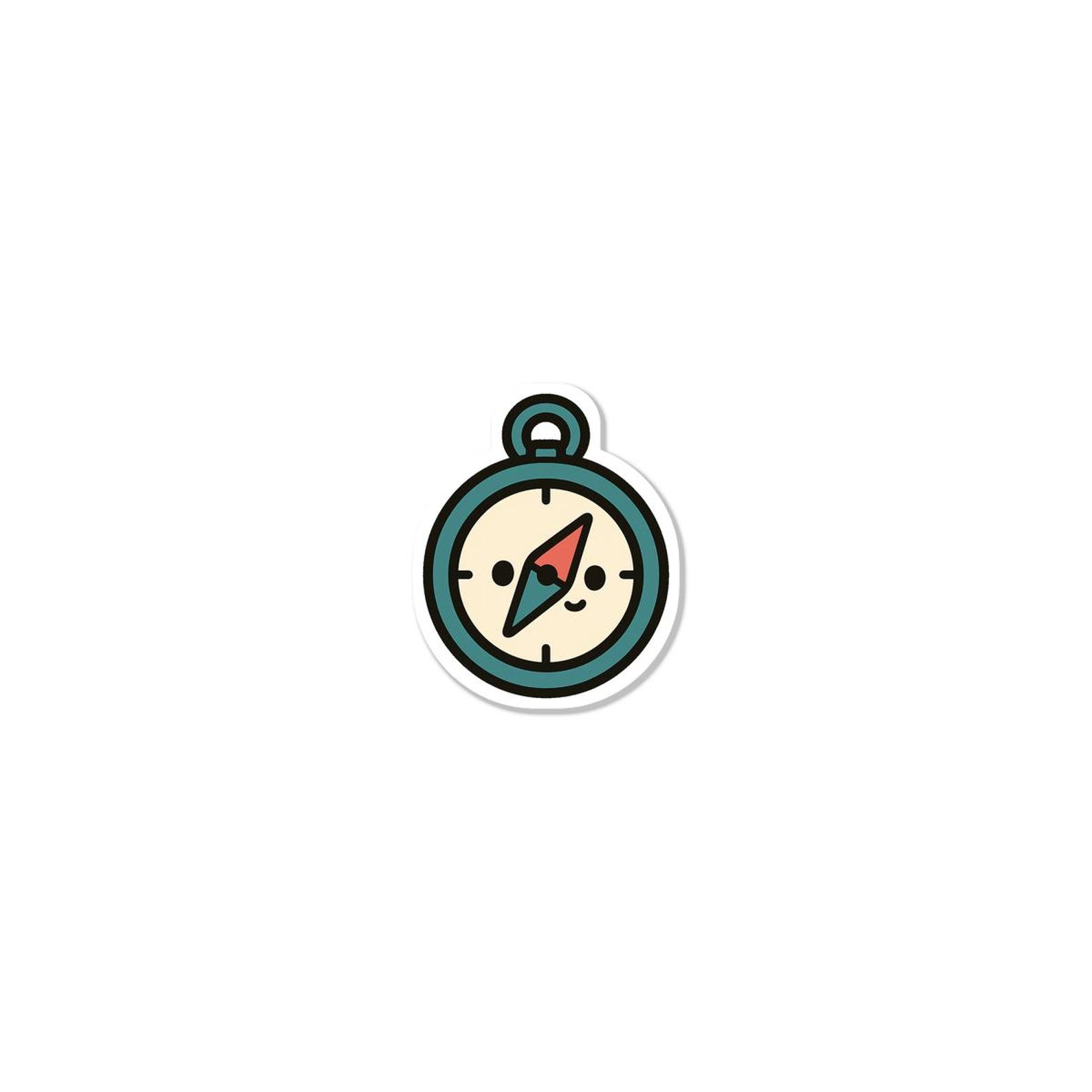 Cute Compass Sticker - Etsy