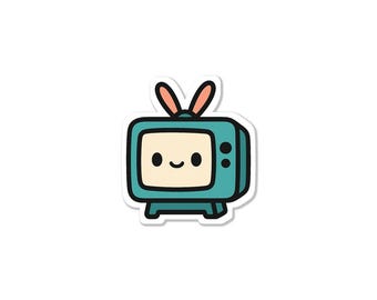 Cute CRT TV Sticker