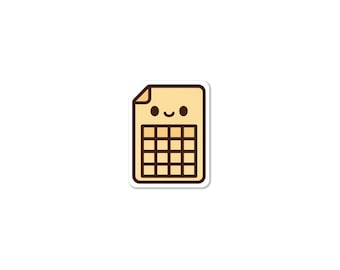 Cute Notation Sheet Sticker