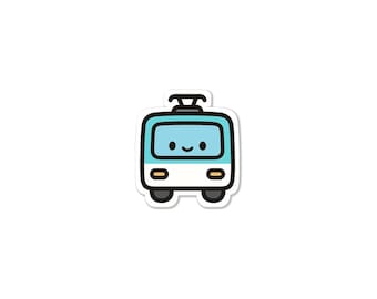 Cute Commuter Train Sticker
