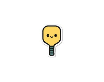 Cute Pickleball Paddle Sticker