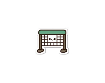 Cute Court Net Sticker