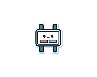 Cute Platform Sign Sticker