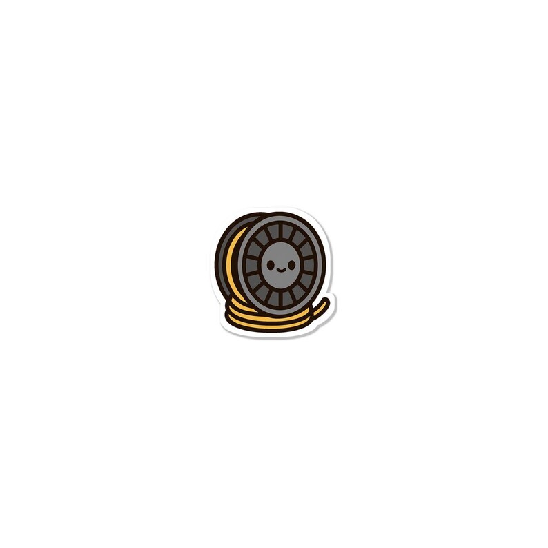 Spool Zone Sticker Cute Filament Spool Sticker - Etsy