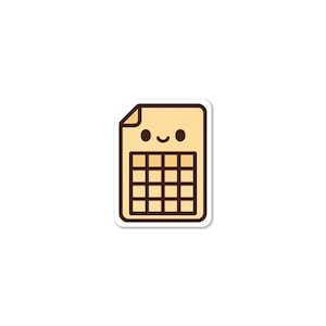 Cute Notation Sheet Sticker