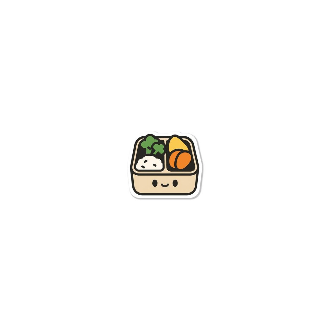 Cute Bento Box Sticker - Etsy