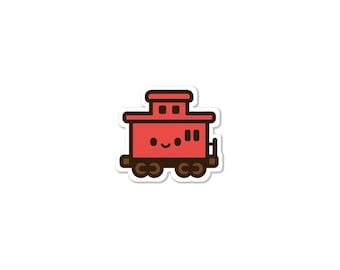 Cute Caboose Sticker