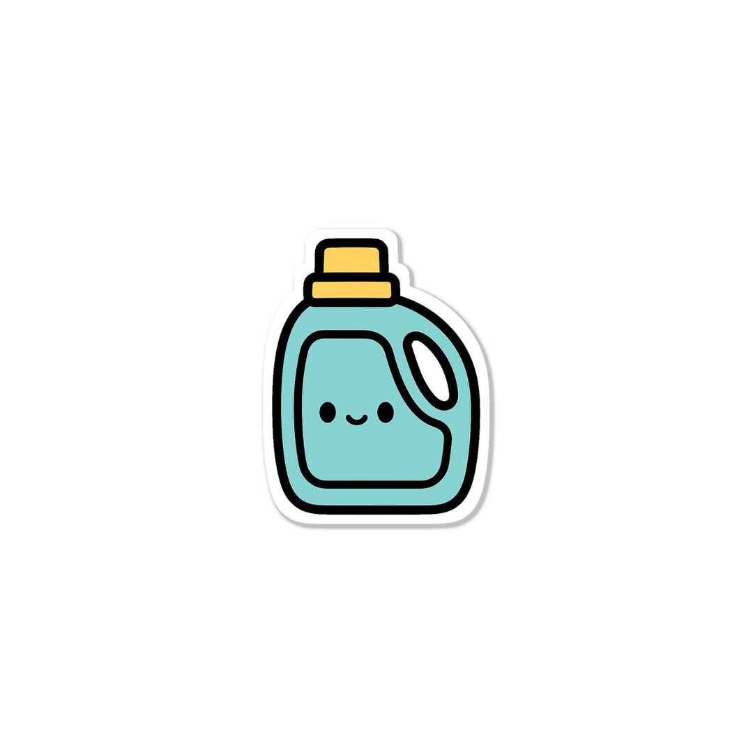 Cute Detergent Bottle Sticker - Etsy