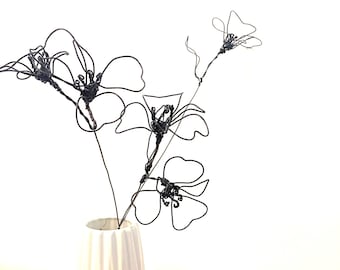 Alstroemeria Wire Flower Bouquet: Modern Home Decor