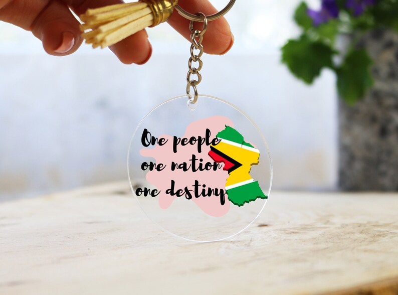 Minimum 4 Order - Country Flags & Sayings: Custom Acrylic Keychains ...