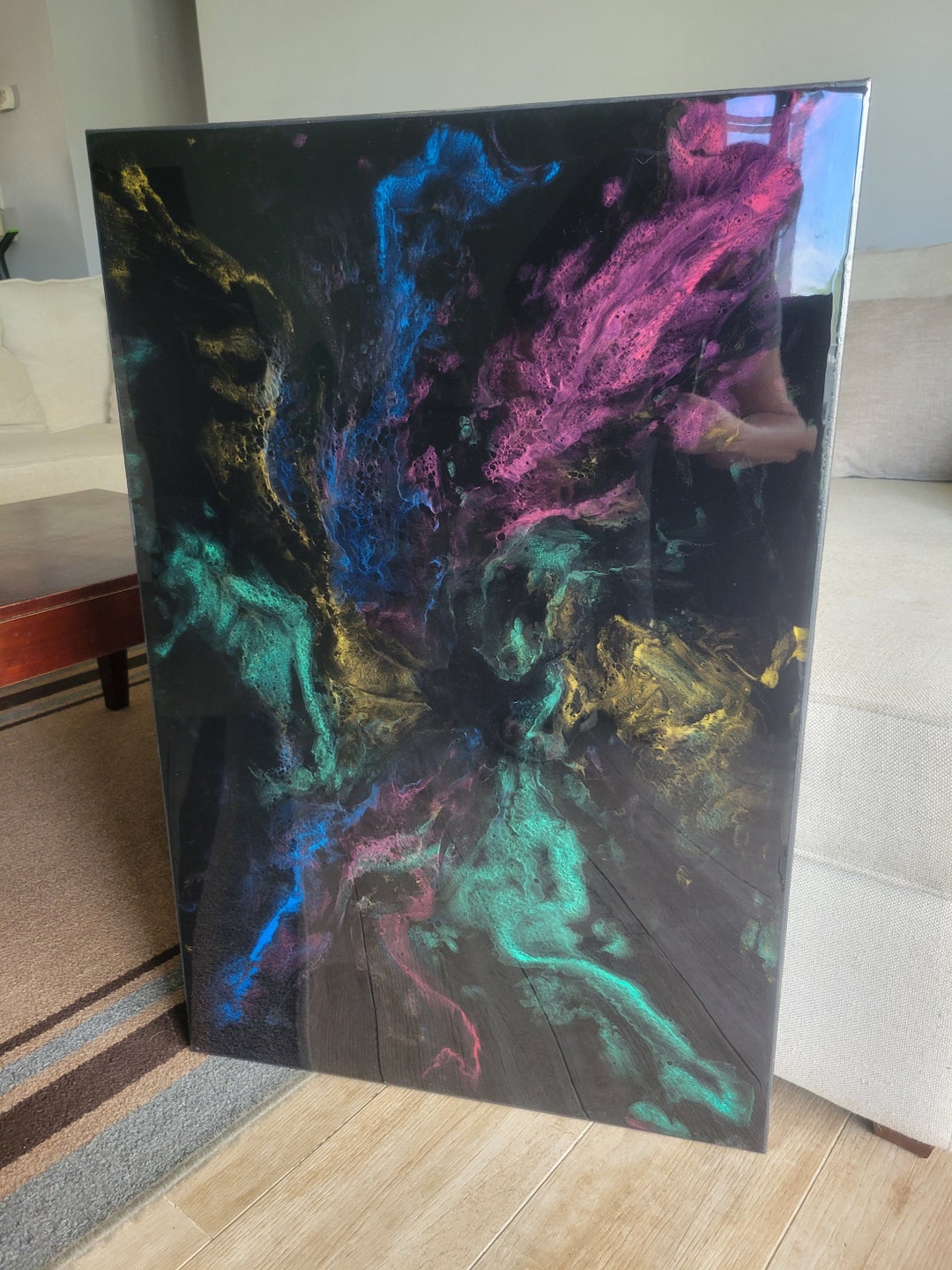 Modern Art Resin Gift Ideas Wall Art Resin Artwork Wall Etsy