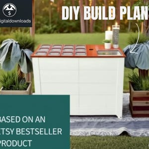 4ft Charcuterie cart build plans , candy stand, DIY wedding cart, portable folding food cart, colapsable snack bar, mobile bar plan.