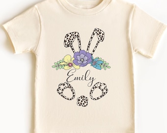 Custom Easter Bunny Personalized Shirt, Easter Bunny Shirt, Custom Kids Easter, Girls Bunny Shirt, Bunny Rabbit Shirt, Kids Bunny Shirt
