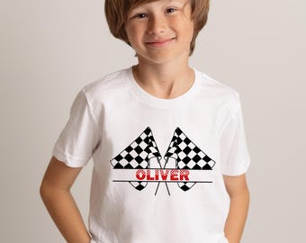 Personalized Boy Name Tee, Minimal Kids Gift Shirt
