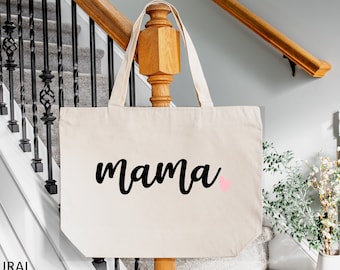 Mama Tote Bag, Mama Gifts For New Mom, New Mother To Be Gift, New Mama Baby Gift, Mom Tote Bags, Hospital Tote Bag, Mommy Bag, Shopper Bag