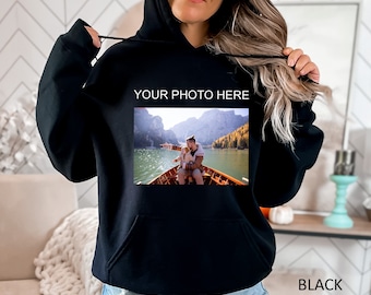 Custom Image Hoodie, Custom Photo Hoodie, Your Image Hoodie, Photo Portrait Hoodie, Custom Family Portrait, Bff Hoodie, Custom Picture Gifts