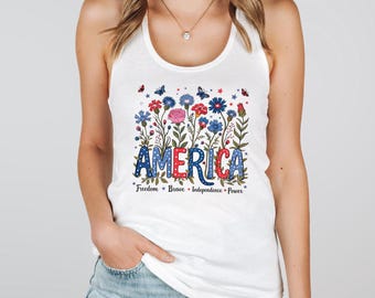 4th of July Tank Top, July 4th Tank, 4th of July Tshirt, Trendy 4th of July, Usa Tank