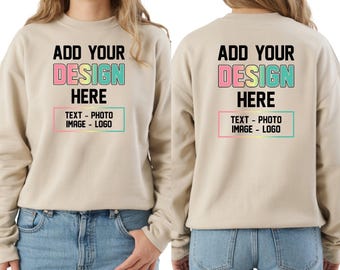 Custom Bulk Logo Sweatshirt, Personalized Text Hoodie, Custom Bulk Sweatshirt, Custom Logo Sweatshirt, Custom Image Hoodie, Your Logo Shirt