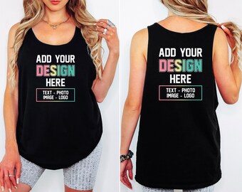 Custom Bulk Tank Top, Personalized Bulk Tank, Custom Logo Tank, Custom Bulk Tank, Custom Image Tank Top, Your Logo Tank Top
