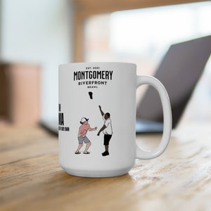 Montgomery Riverfront Ceramic Mug 15oz, Riverfront Brawl Mug