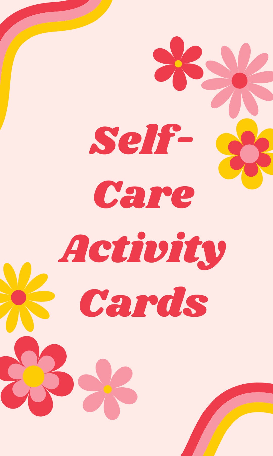 Self-care Activity Cards - Etsy