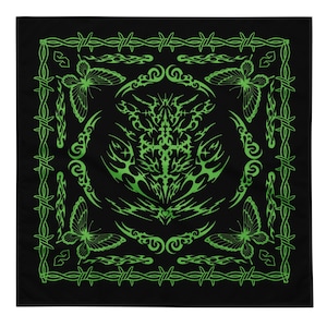 Cyberdelia Cyber Goth Bandana in Neon Berlin | Rave Accessory