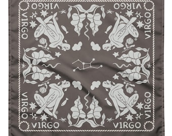 Virgo Bandana | Boho Minimalist Cowgirl Festival Accessory
