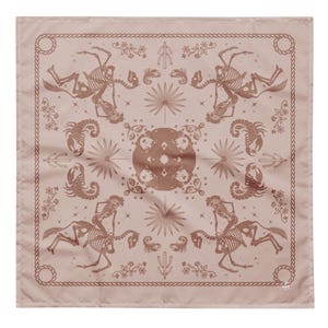 Mocha Latte Boho Western Goth Bandana | Howdy Partner Cowgirl | Desert Festival Accessory