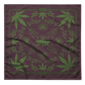 Blazing Saddles Bandana in Fern Green Goth Western, Boho Cowgirl Bandana, Western Goth, Coachella Fashion, Festival Fashion, Desert, Bandana