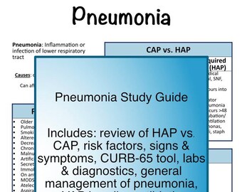 Guia de estudo sobre pneumonia