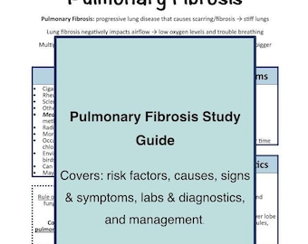 Guia de estudo sobre fibrose pulmonar