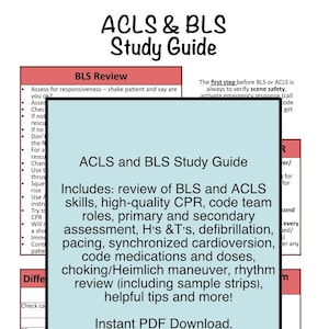 Guia de estudo ACLS e BLS