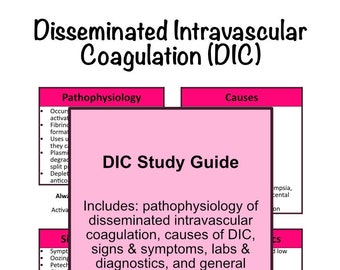 Studiegids voor gedissemineerde intravasculaire stolling