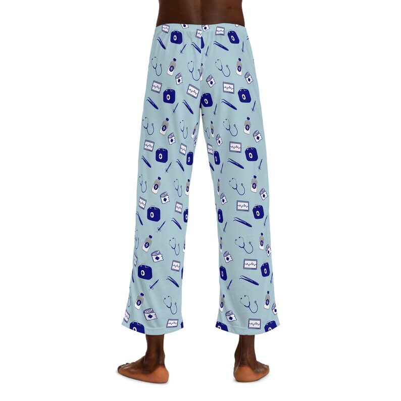 Medical Themed Men's Pajama Pants for Doctors, Nurses, Medical Students