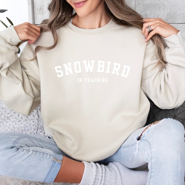 Snowbird Sweatshirt, Gift For Snowbirds, Retirement Gift, Gift For Skier, Gift For Beach Lover, Bicoastal living shirt, Gift For Parents