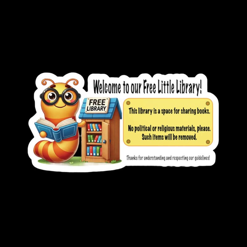 Little Free Library Sign - Etsy