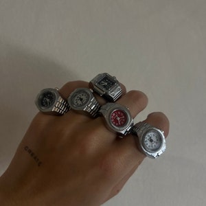 Vintage Finger Watch Ring