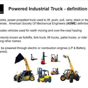 Puede incluir: Un camión industrial amarillo con un gran brazo de elevación. El camión se utiliza para levantar, empujar, tirar, transportar, apilar o colocar en capas materiales. El camión también se conoce como carretilla elevadora, carretilla de horquilla, camión de elevación, carretilla de palés o carretilla de conductor sentado. El camión puede ser alimentado por motores eléctricos o de combustión.