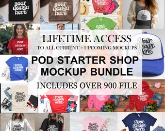Whole Shop Mockup Bundle, Whole Shop Mockup, Whole Shop Bundle, Whole Shop Pass Mockup, Gildan 18000 mockup, Bella Canvas mockup